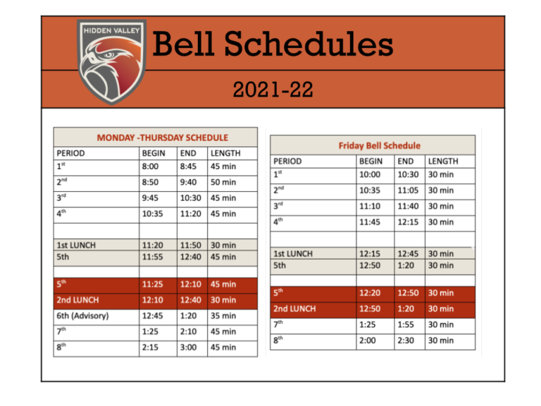 bell-schedule-hidden-valley-middle